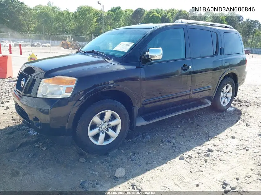 5N1BA0ND3AN606846 2010 Nissan Armada Se