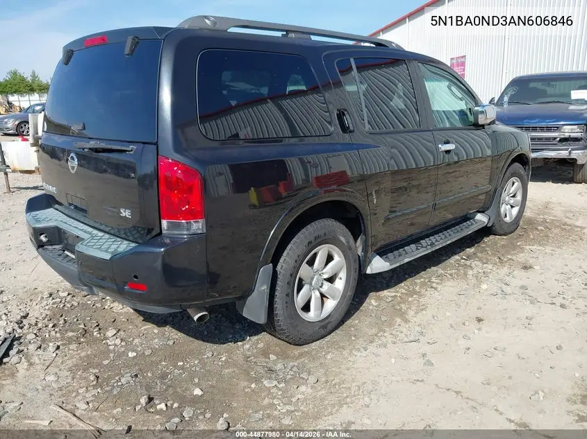 5N1BA0ND3AN606846 2010 Nissan Armada Se