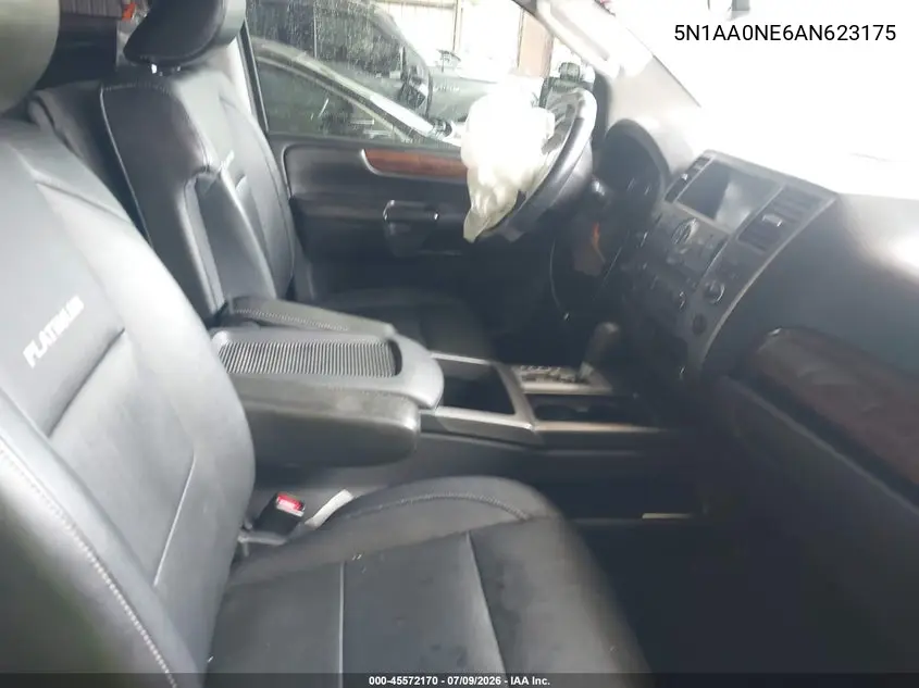 2010 Nissan Armada Platinum VIN: 5N1AA0NE6AN623175 Lot: 45572170