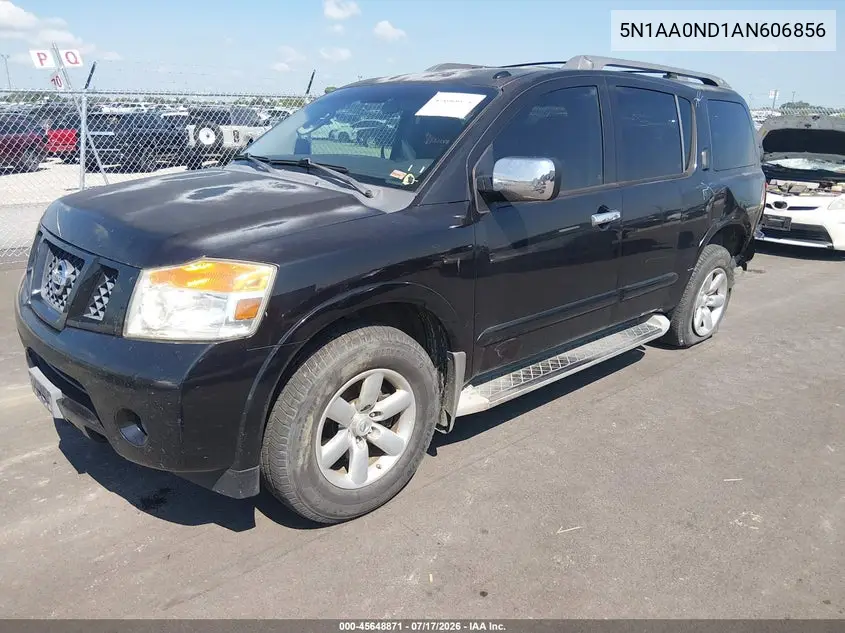 2010 Nissan Armada Se VIN: 5N1AA0ND1AN606856 Lot: 45648871
