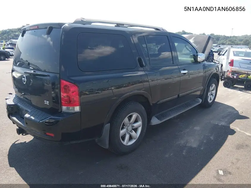 2010 Nissan Armada Se VIN: 5N1AA0ND1AN606856 Lot: 45648871
