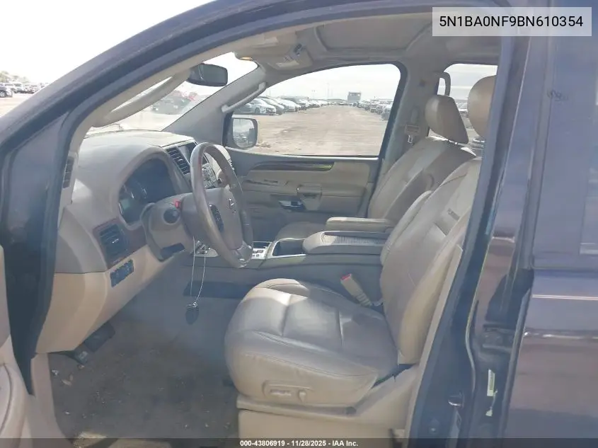 5N1BA0NF9BN610354 2011 Nissan Armada Platinum