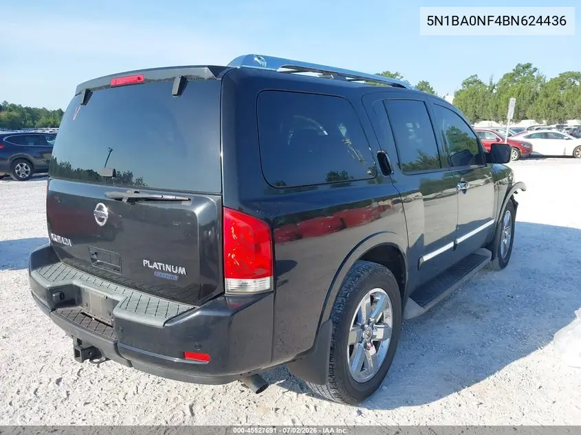 2011 Nissan Armada Platinum VIN: 5N1BA0NF4BN624436 Lot: 45527691