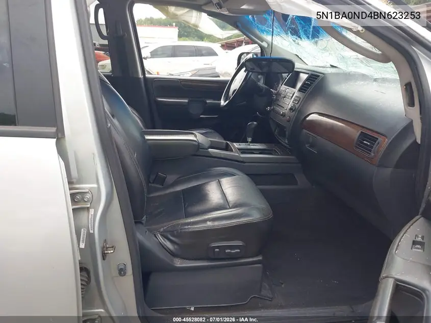 2011 Nissan Armada Sl VIN: 5N1BA0ND4BN623253 Lot: 45528082