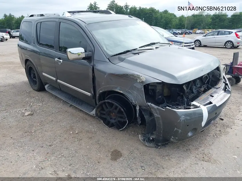 2011 Nissan Armada Platinum VIN: 5N1AA0NC5BN621028 Lot: 45541276