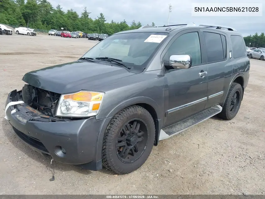 2011 Nissan Armada Platinum VIN: 5N1AA0NC5BN621028 Lot: 45541276
