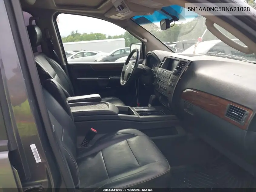 2011 Nissan Armada Platinum VIN: 5N1AA0NC5BN621028 Lot: 45541276