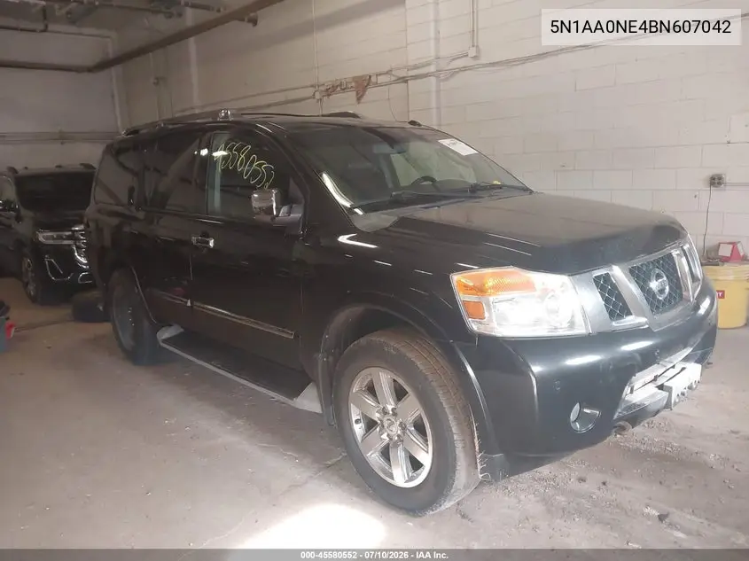 2011 Nissan Armada Platinum VIN: 5N1AA0NE4BN607042 Lot: 45580552
