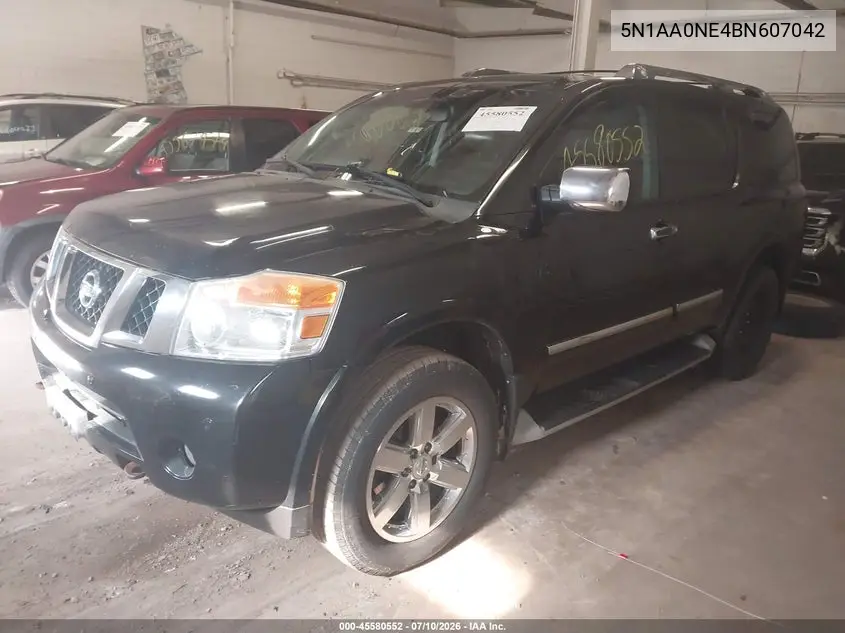 2011 Nissan Armada Platinum VIN: 5N1AA0NE4BN607042 Lot: 45580552
