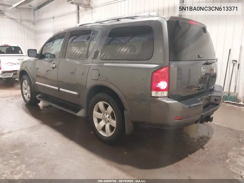2012 Nissan Armada Sl VIN: 5N1BA0NC3CN613371 Lot: 45408750