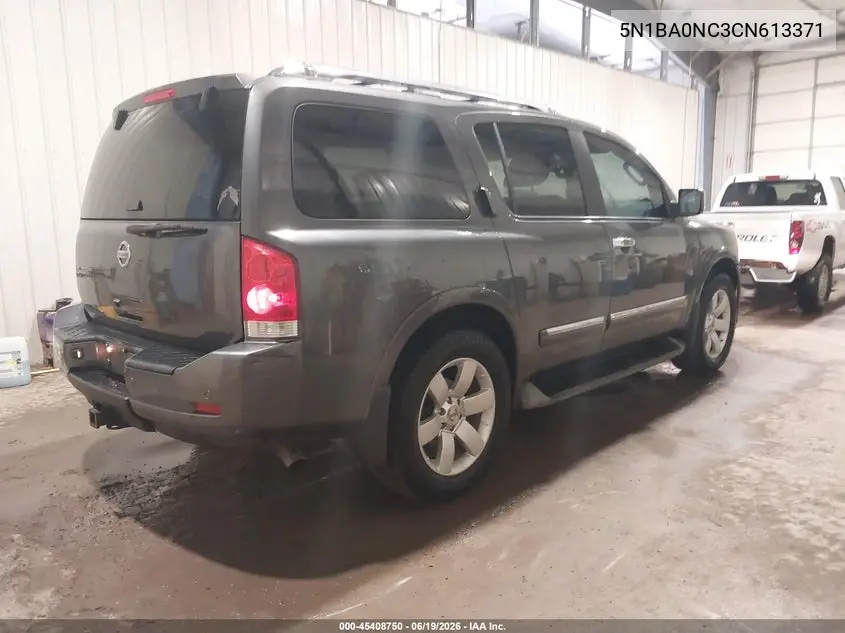 2012 Nissan Armada Sl VIN: 5N1BA0NC3CN613371 Lot: 45408750