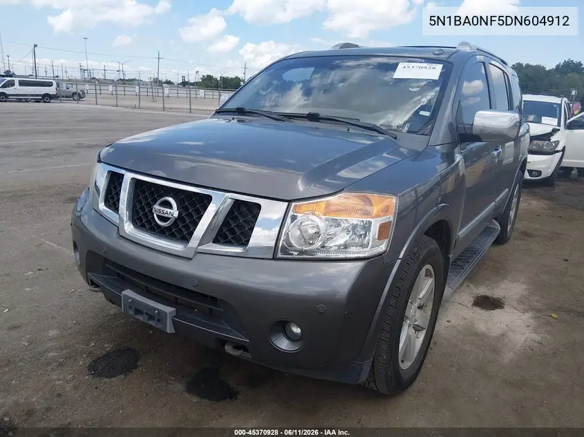 5N1BA0NF5DN604912 2013 Nissan Armada Platinum