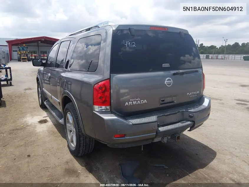 5N1BA0NF5DN604912 2013 Nissan Armada Platinum
