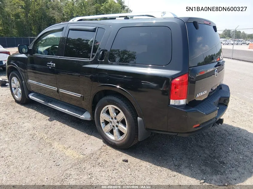 2013 Nissan Armada Platinum VIN: 5N1BA0NE8DN600327 Lot: 45530076