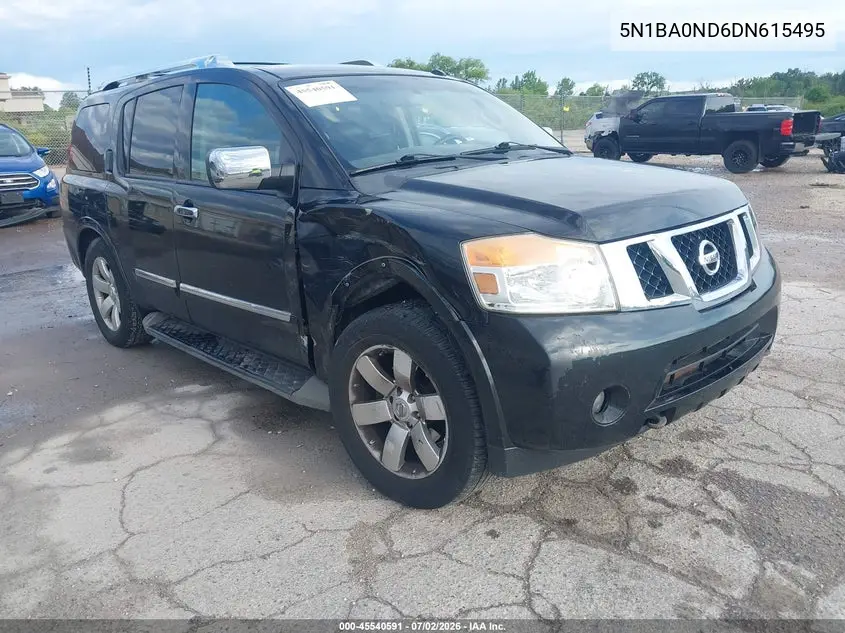 2013 Nissan Armada Sl VIN: 5N1BA0ND6DN615495 Lot: 45540591