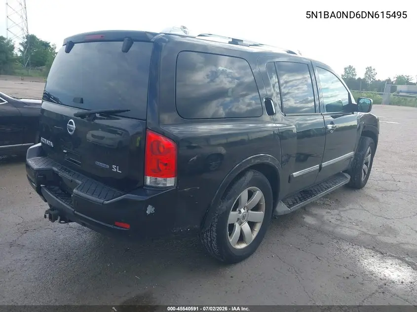 2013 Nissan Armada Sl VIN: 5N1BA0ND6DN615495 Lot: 45540591