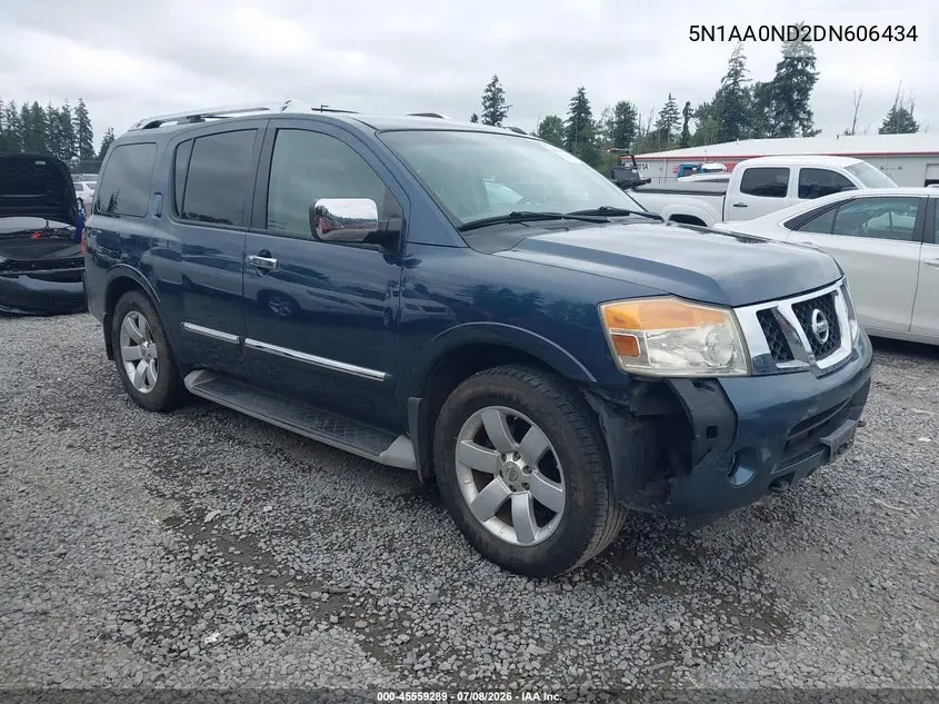 2013 Nissan Armada Sl VIN: 5N1AA0ND2DN606434 Lot: 45559289