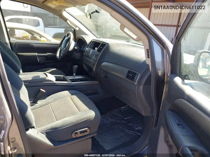 2013 Nissan Armada Sv VIN: 5N1AA0ND4DN611022 Lot: 45567328