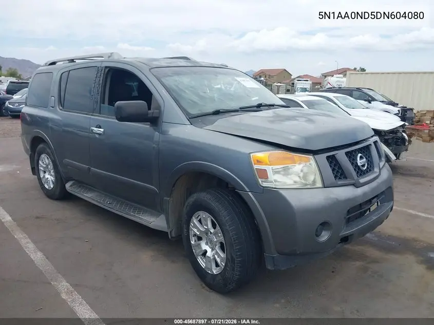 2013 Nissan Armada Sv VIN: 5N1AA0ND5DN604080 Lot: 45687897