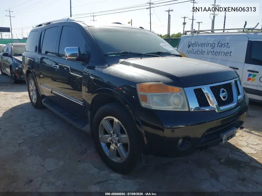 2014 Nissan Armada Platinum/Sl/Sv VIN: 5N1AA0NDXEN606313 Lot: 45566054