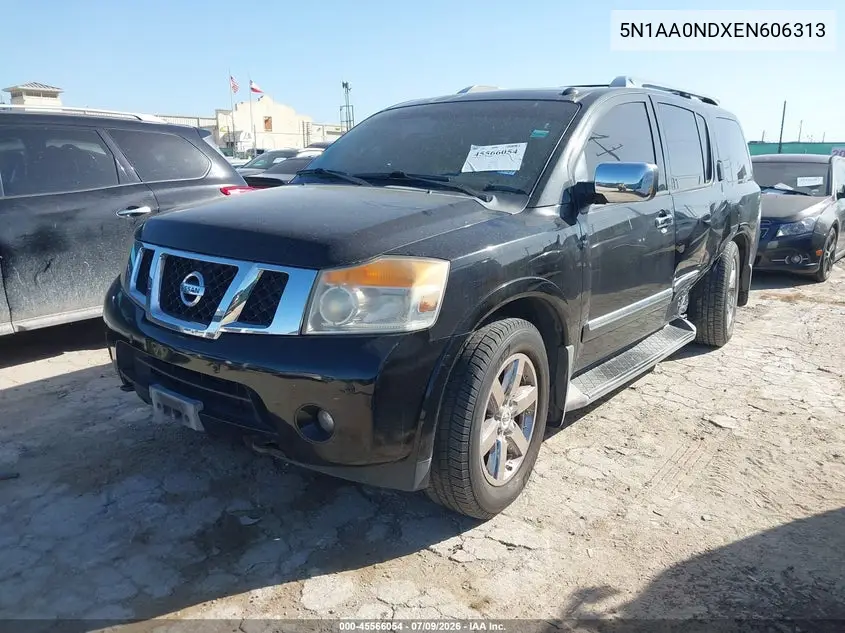 2014 Nissan Armada Platinum/Sl/Sv VIN: 5N1AA0NDXEN606313 Lot: 45566054