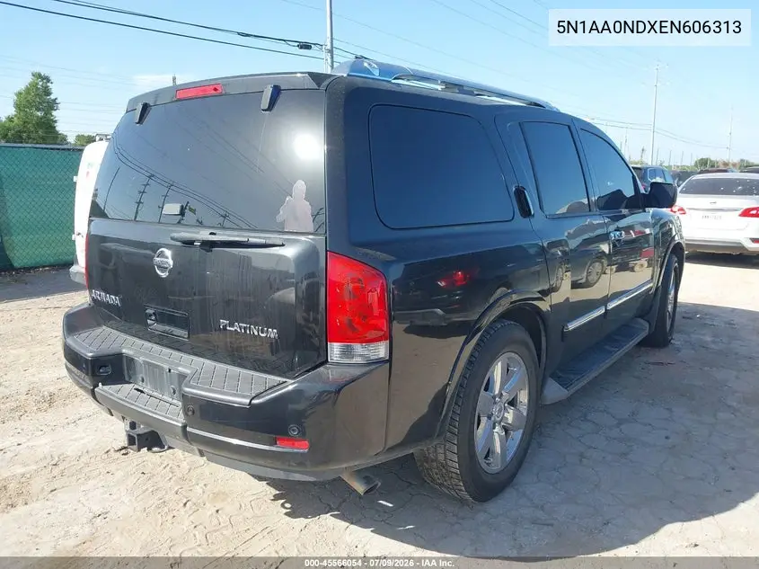 2014 Nissan Armada Platinum/Sl/Sv VIN: 5N1AA0NDXEN606313 Lot: 45566054