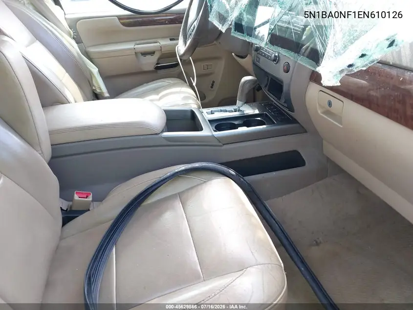 2014 Nissan Armada Platinum VIN: 5N1BA0NF1EN610126 Lot: 45629866
