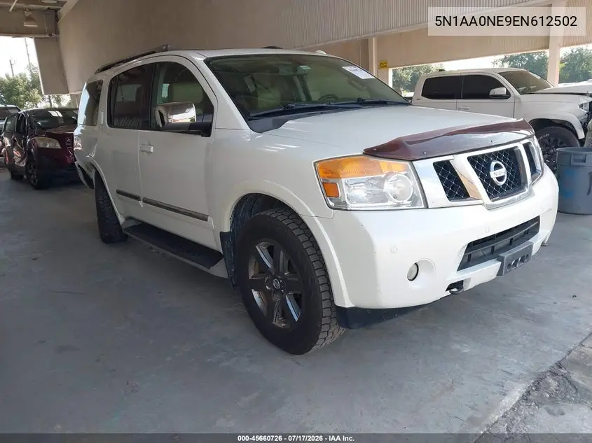2014 Nissan Armada Platinum/Sl/Sv VIN: 5N1AA0NE9EN612502 Lot: 45660726