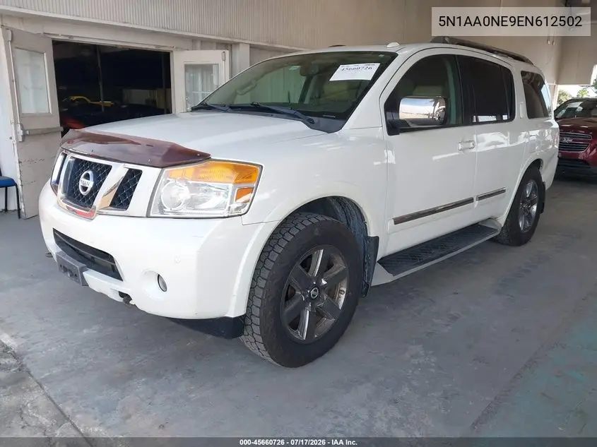 2014 Nissan Armada Platinum/Sl/Sv VIN: 5N1AA0NE9EN612502 Lot: 45660726