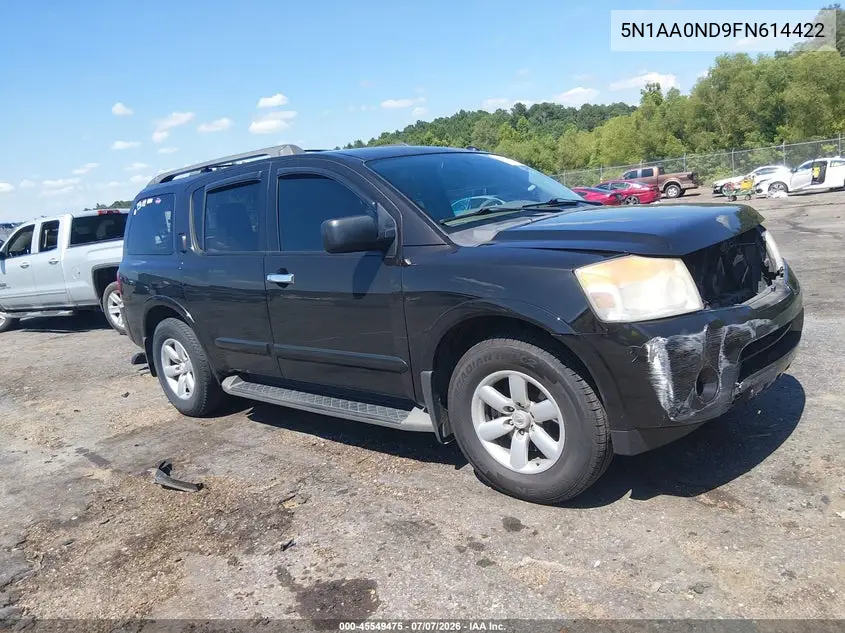 2015 Nissan Armada Sv VIN: 5N1AA0ND9FN614422 Lot: 45549475