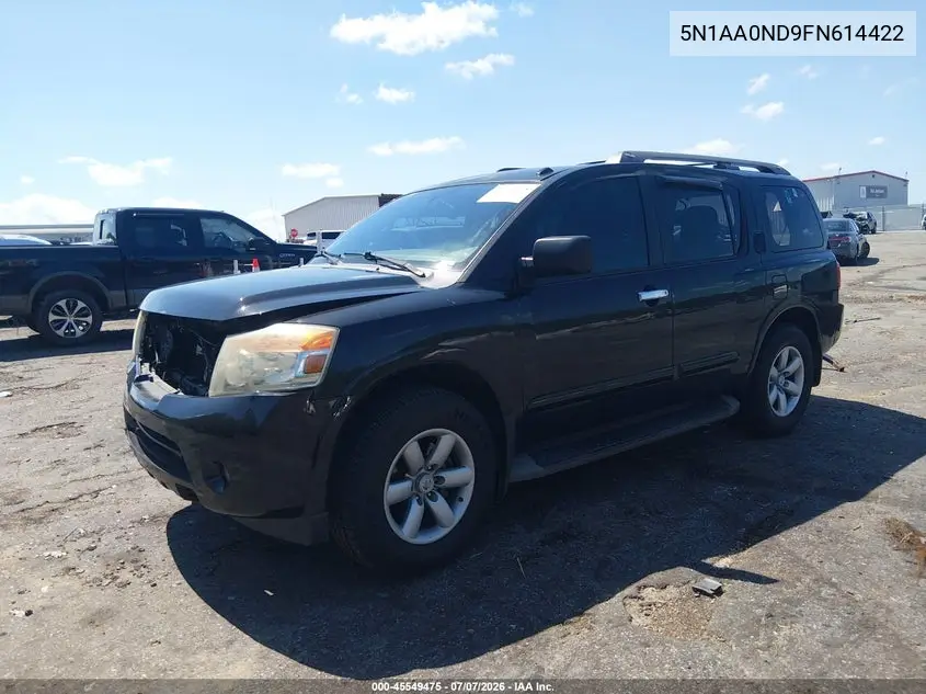 2015 Nissan Armada Sv VIN: 5N1AA0ND9FN614422 Lot: 45549475