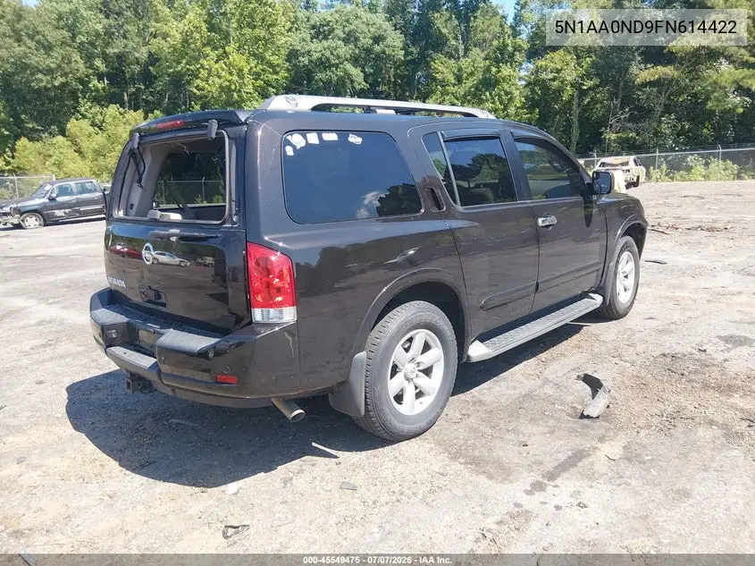 2015 Nissan Armada Sv VIN: 5N1AA0ND9FN614422 Lot: 45549475