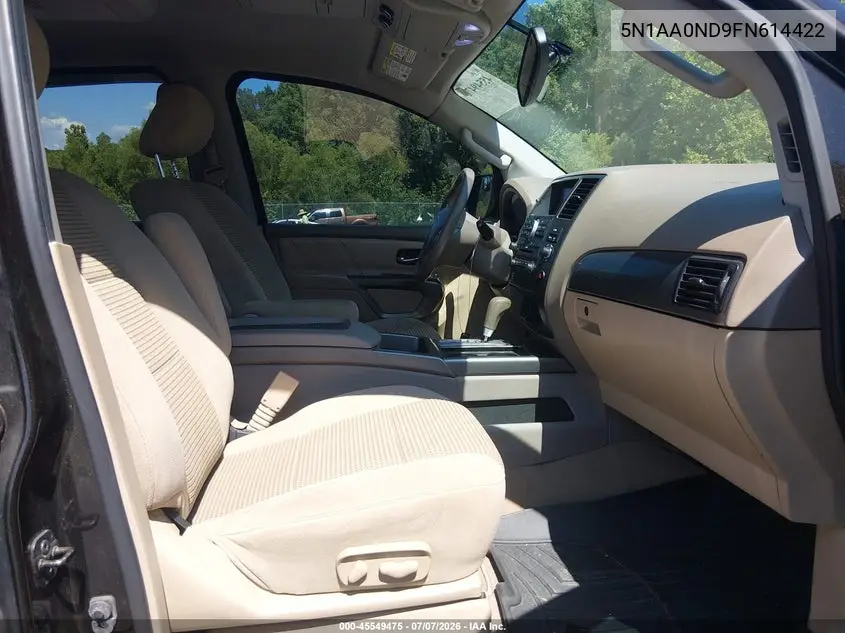 2015 Nissan Armada Sv VIN: 5N1AA0ND9FN614422 Lot: 45549475