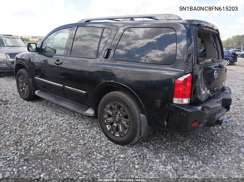 2015 Nissan Armada Platinum VIN: 5N1BA0NC8FN615203 Lot: 45663749