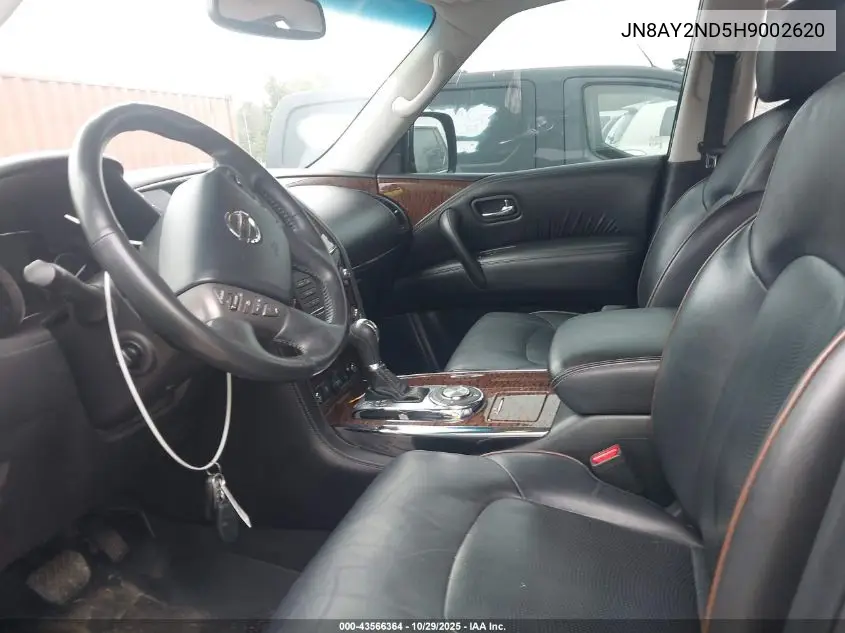 JN8AY2ND5H9002620 2017 Nissan Armada Platinum