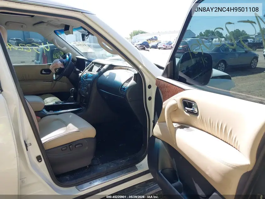 2017 Nissan Armada Sl VIN: JN8AY2NC4H9501108 Lot: 45220901