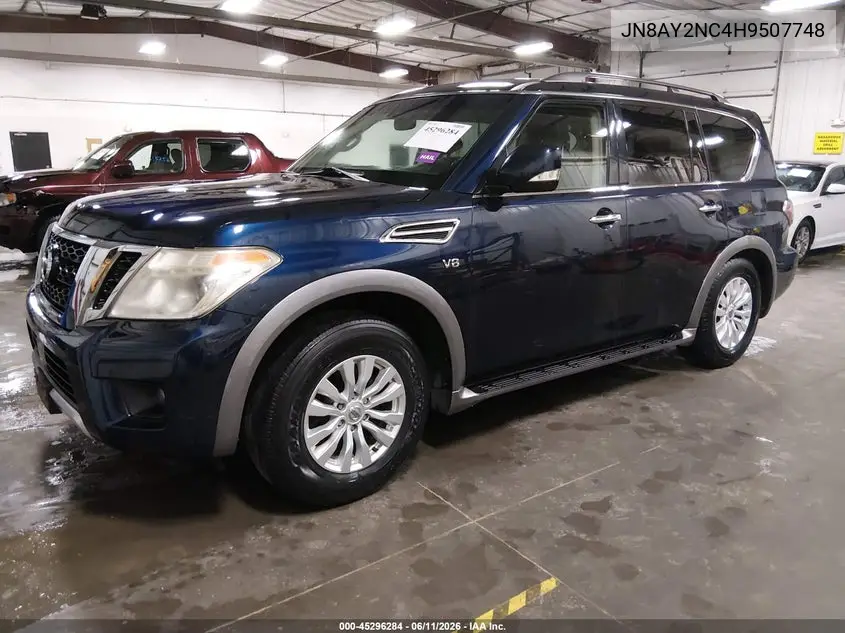 2017 Nissan Armada Sv VIN: JN8AY2NC4H9507748 Lot: 45296284