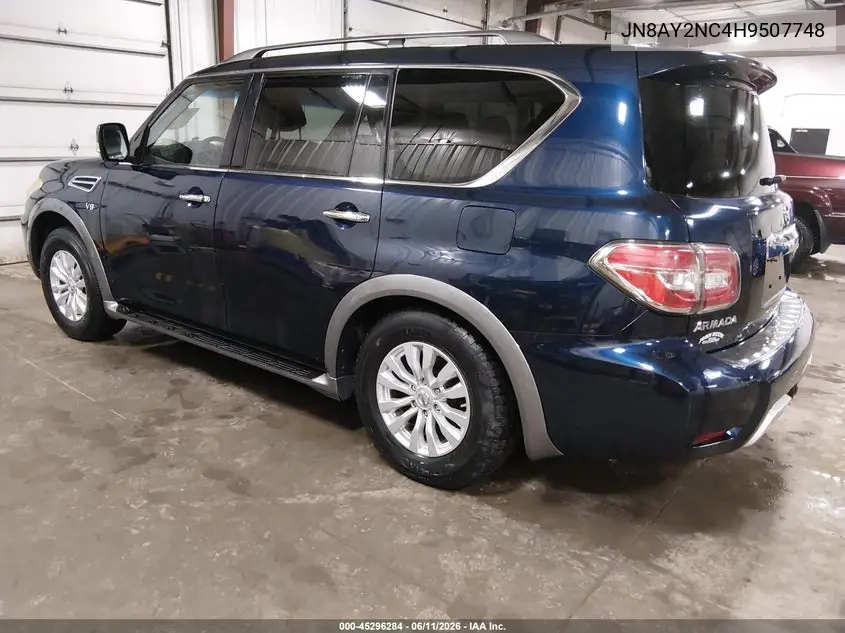 2017 Nissan Armada Sv VIN: JN8AY2NC4H9507748 Lot: 45296284