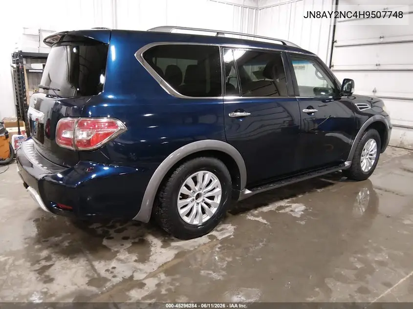 2017 Nissan Armada Sv VIN: JN8AY2NC4H9507748 Lot: 45296284