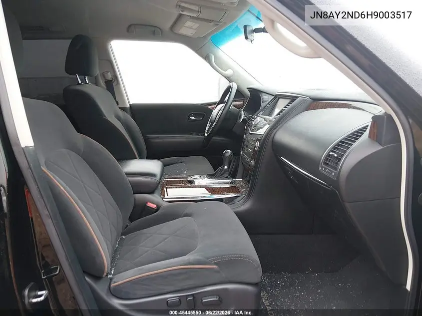 2017 Nissan Armada Sv VIN: JN8AY2ND6H9003517 Lot: 45445550