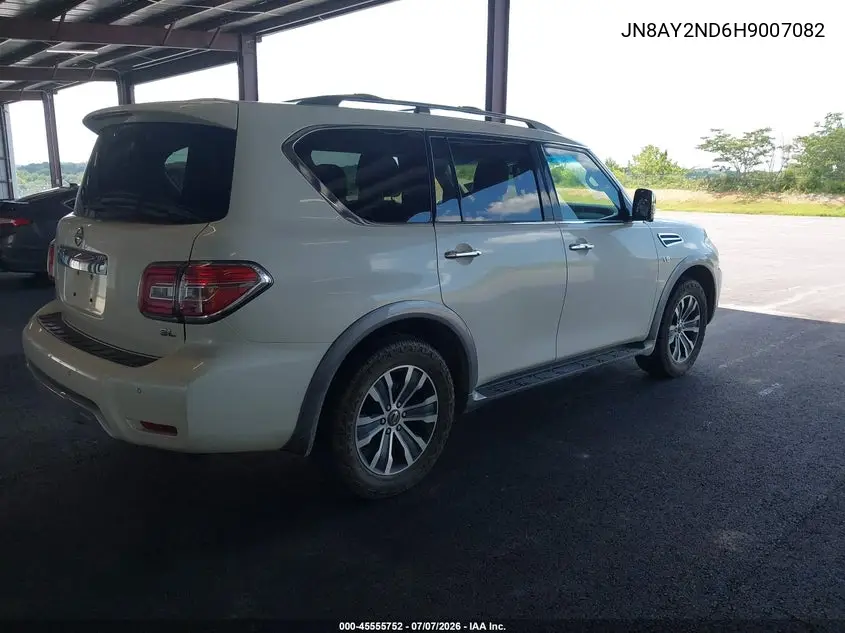 2017 Nissan Armada Sl VIN: JN8AY2ND6H9007082 Lot: 45555752