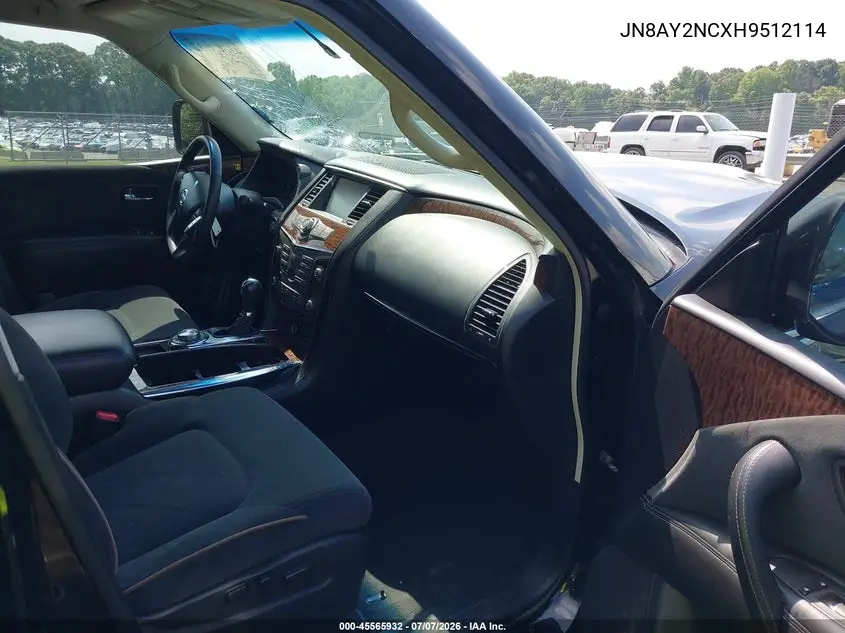 2017 Nissan Armada Sv VIN: JN8AY2NCXH9512114 Lot: 45565932