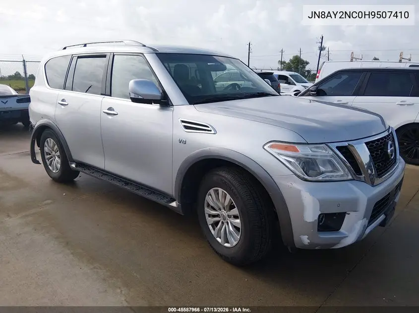 2017 Nissan Armada Sv VIN: JN8AY2NC0H9507410 Lot: 45587966