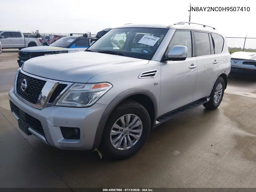 2017 Nissan Armada Sv VIN: JN8AY2NC0H9507410 Lot: 45587966