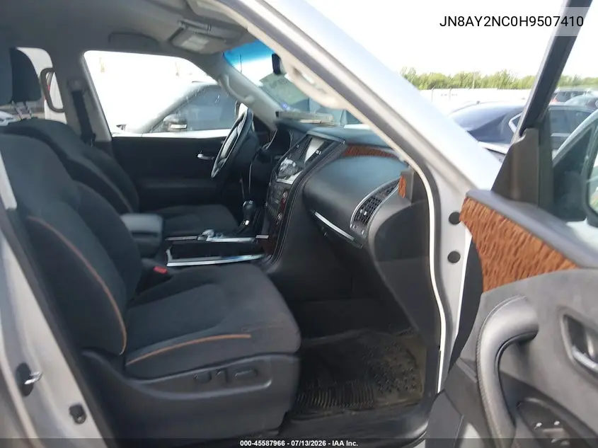 2017 Nissan Armada Sv VIN: JN8AY2NC0H9507410 Lot: 45587966