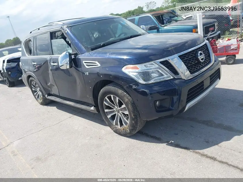 2018 Nissan Armada Sl VIN: JN8AY2NC3J9553996 Lot: 45241525