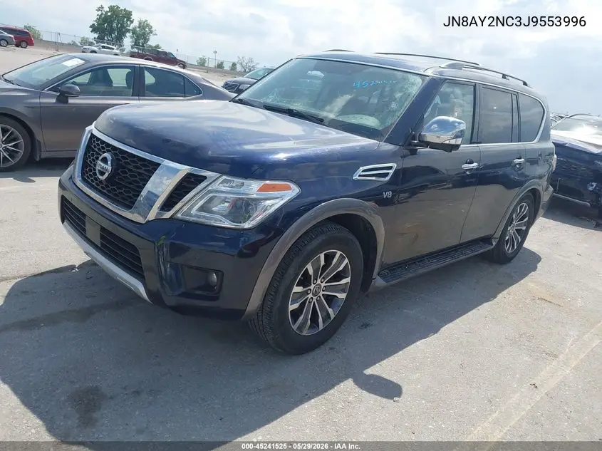 2018 Nissan Armada Sl VIN: JN8AY2NC3J9553996 Lot: 45241525