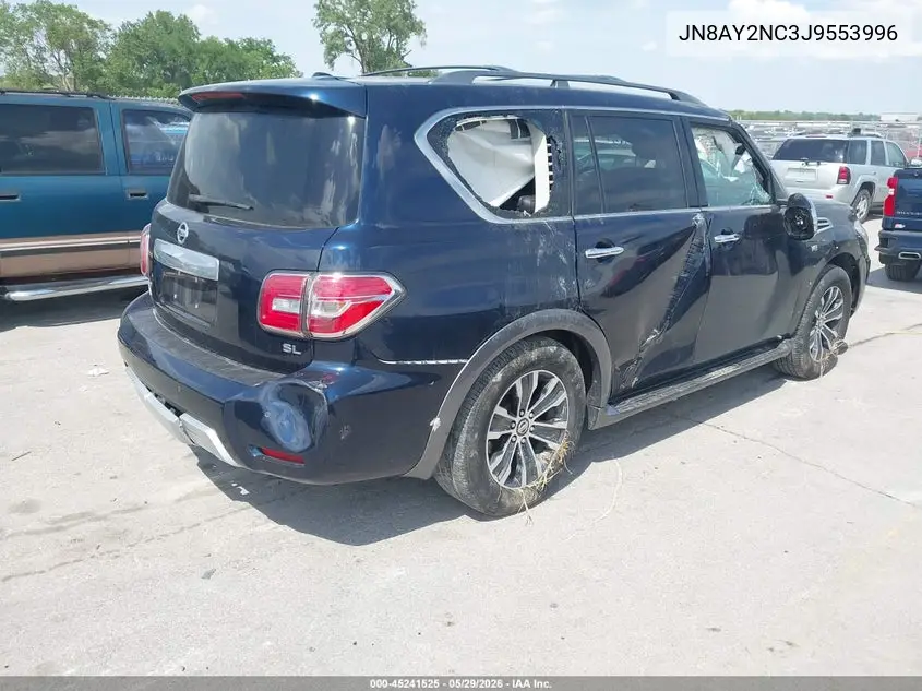 2018 Nissan Armada Sl VIN: JN8AY2NC3J9553996 Lot: 45241525