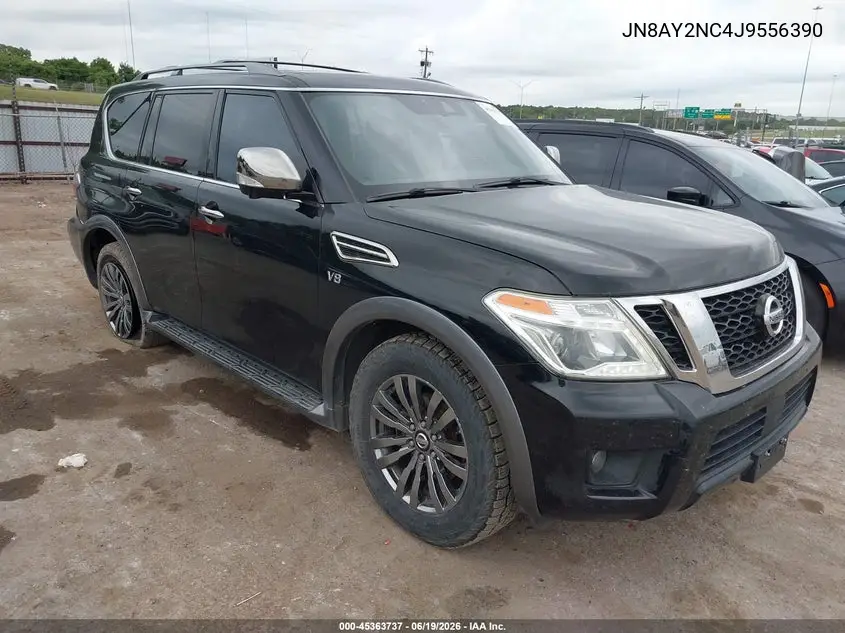 2018 Nissan Armada Platinum VIN: JN8AY2NC4J9556390 Lot: 45363737