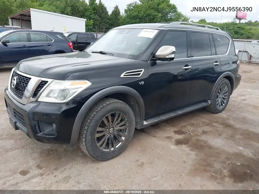 2018 Nissan Armada Platinum VIN: JN8AY2NC4J9556390 Lot: 45363737